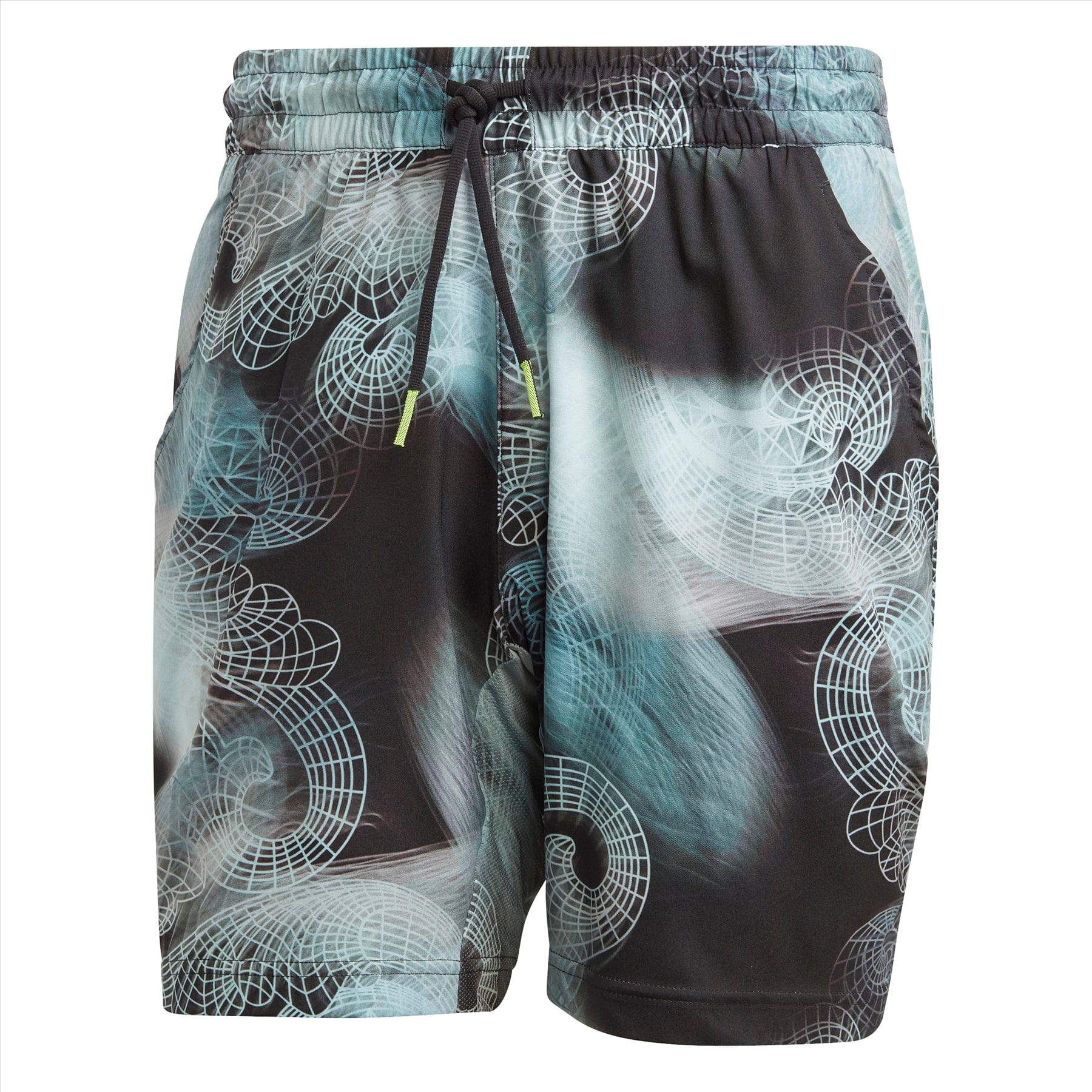 adidas Mens Printed Aeroready Ergo Pro Tennis Shorts Black