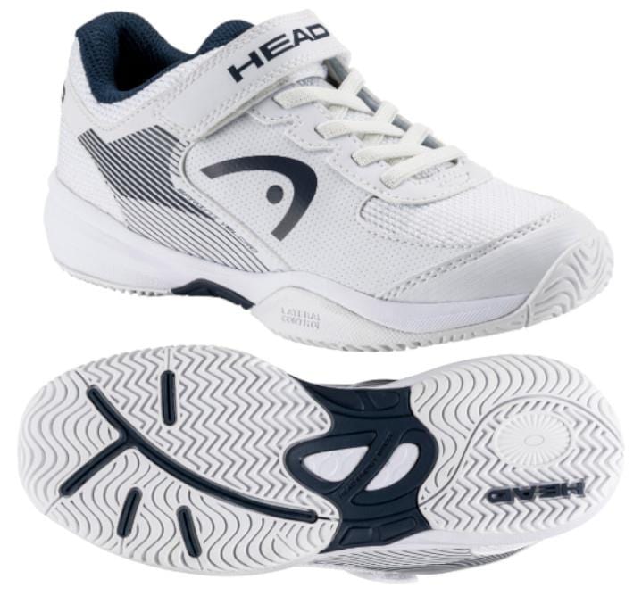 HEAD Sprint Velcro 3.0 Kids Tennis Shoes White Blueberry