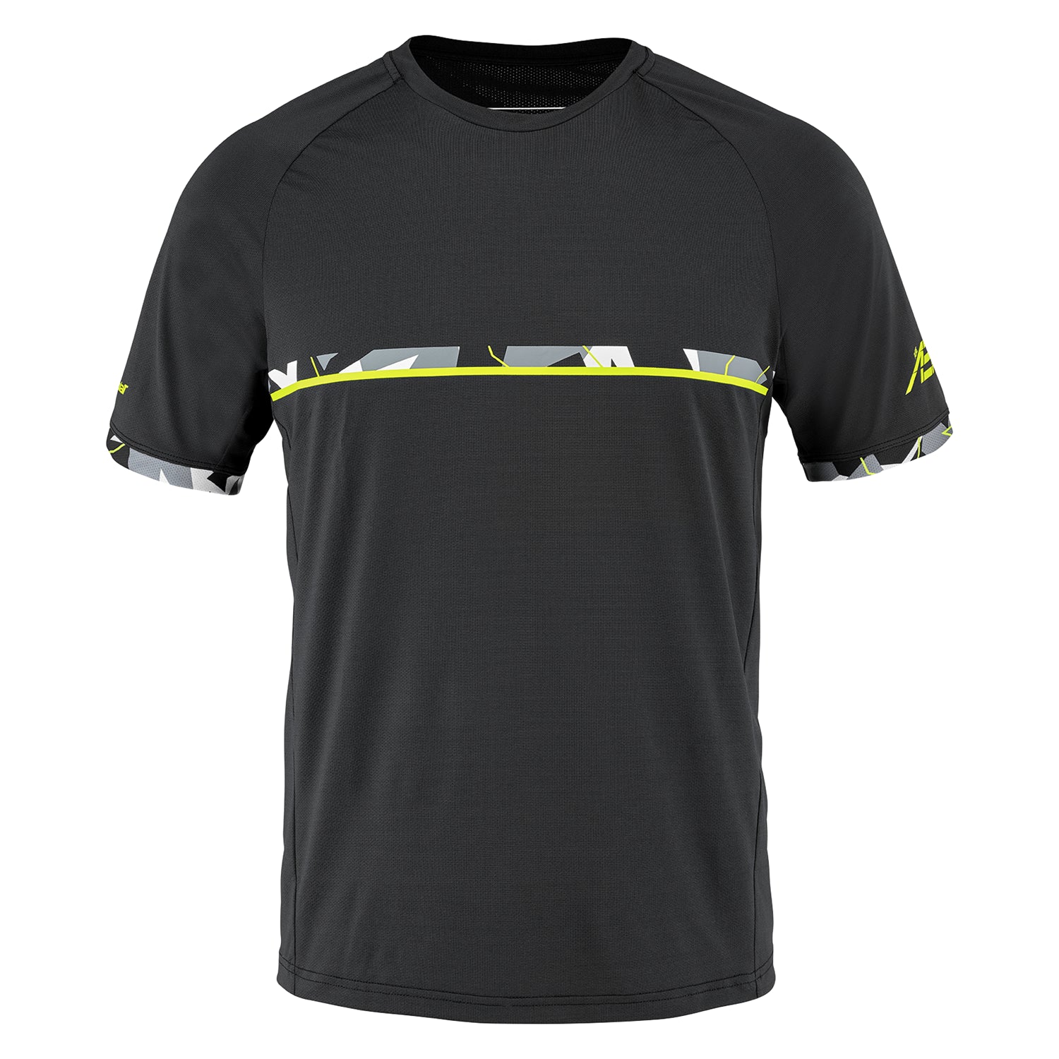 Babolat Aero Crew Neck Mens Tennis T Shirt Black