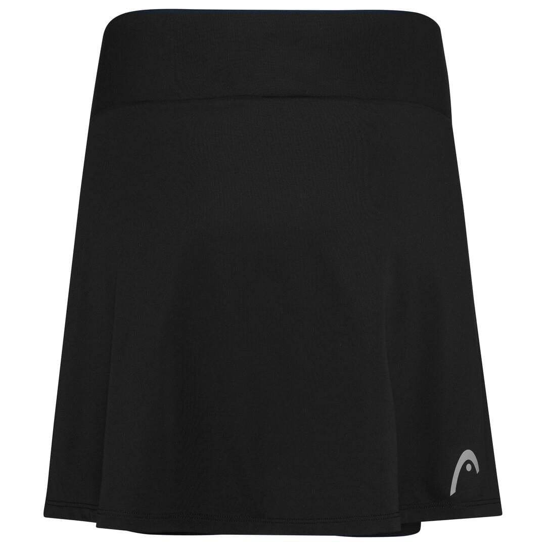 HEAD Womens Club Basic Tennis Skort Long Black Tennis HQ