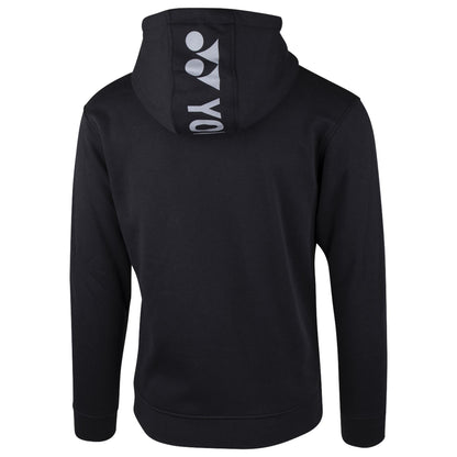 Yonex YHD8000 Unisex Tennis Hoodie - Black - Back