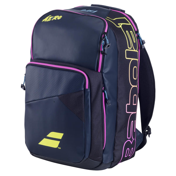 Babolat Pure Aero Rafa II Tennis Backpack Black Pink Yellow