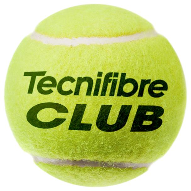 Tecnifibre Club Tennis Balls - 4 Ball Tube - Ball