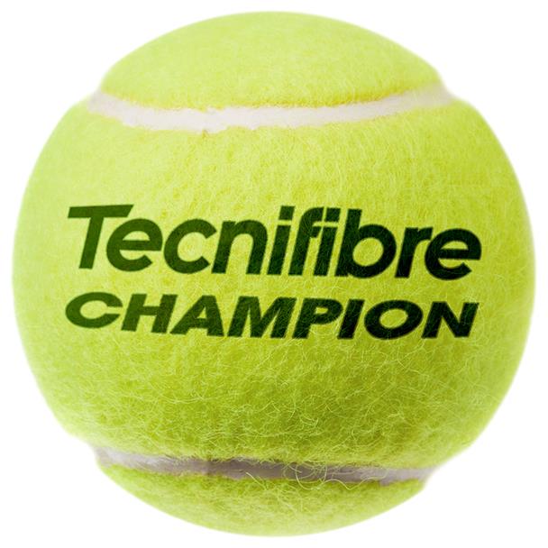 Tecnifibre Champion Tennis Balls - 4 Ball Tube - Ball