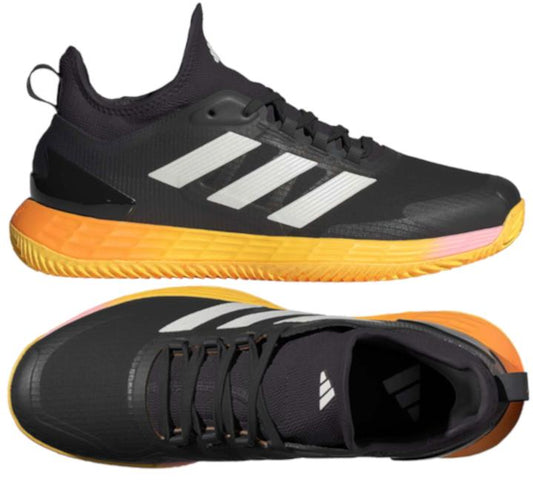 ADIDAS Adizero Ubersonic 4.1 Mens Tennis Shoes - Aurora Black / Zero Metallic / Spark