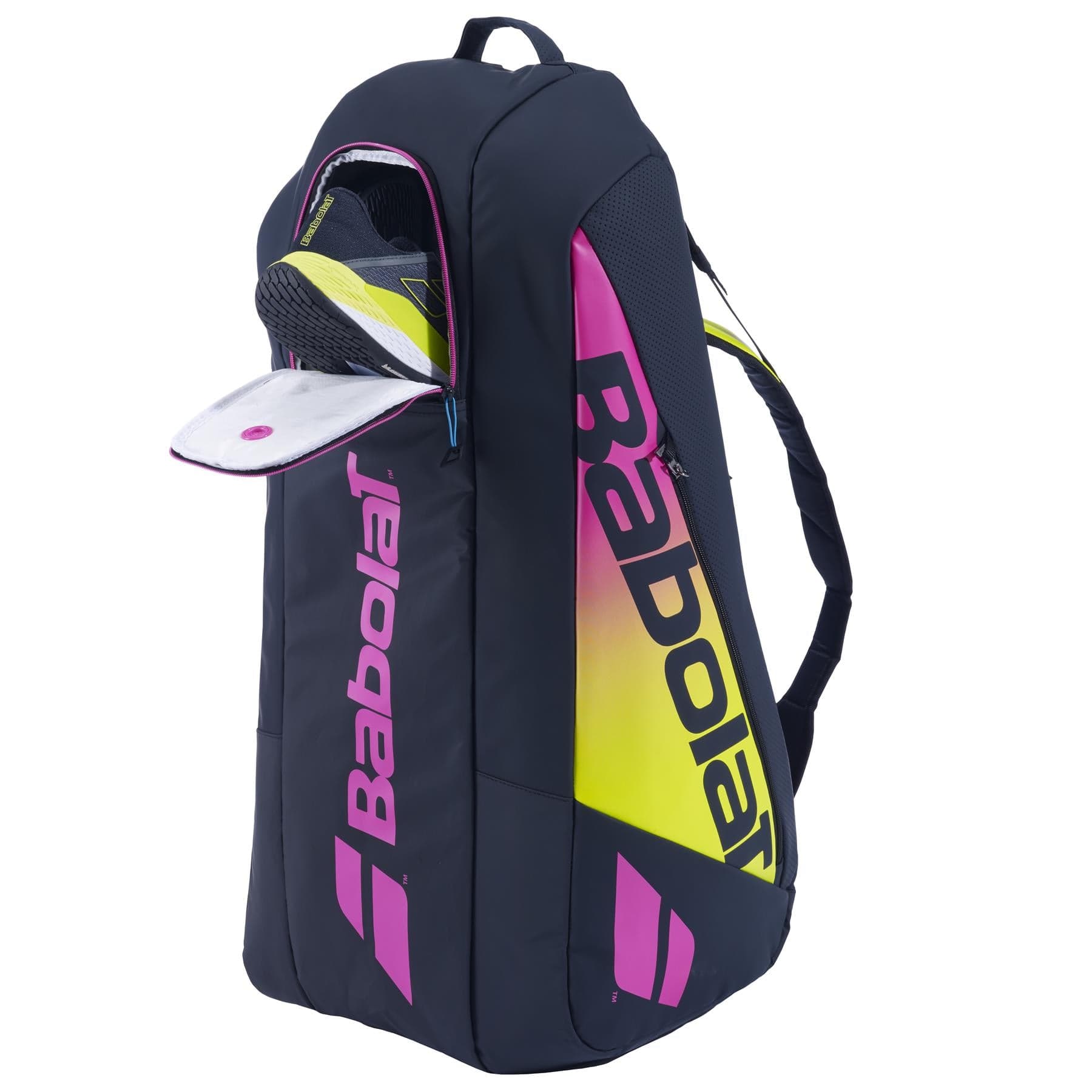 Babolat RH6 Pure Aero Rafa II Tennis Bag Blue Yellow Pink Tennis HQ