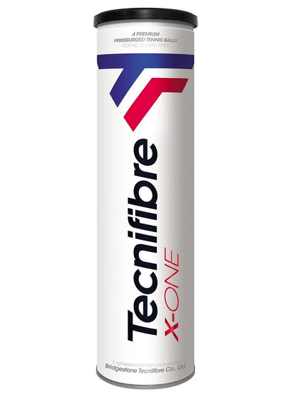 Tecnifibre X-ONE Tennis Balls - 4 Ball Tube - Tube