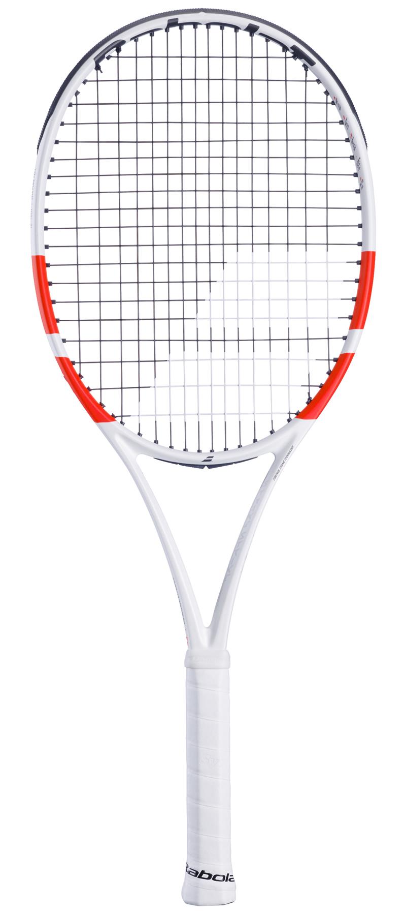 Babolat Pure Strike 100 Gen4 Tennis Racket White Red Black