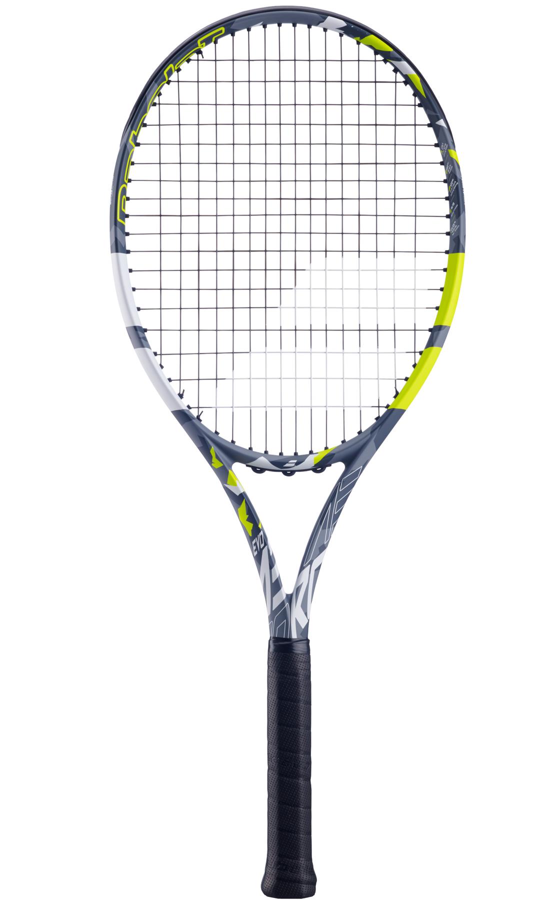 Babolat EVO Aero Tennis Racket Grey Yellow Tennis HQ