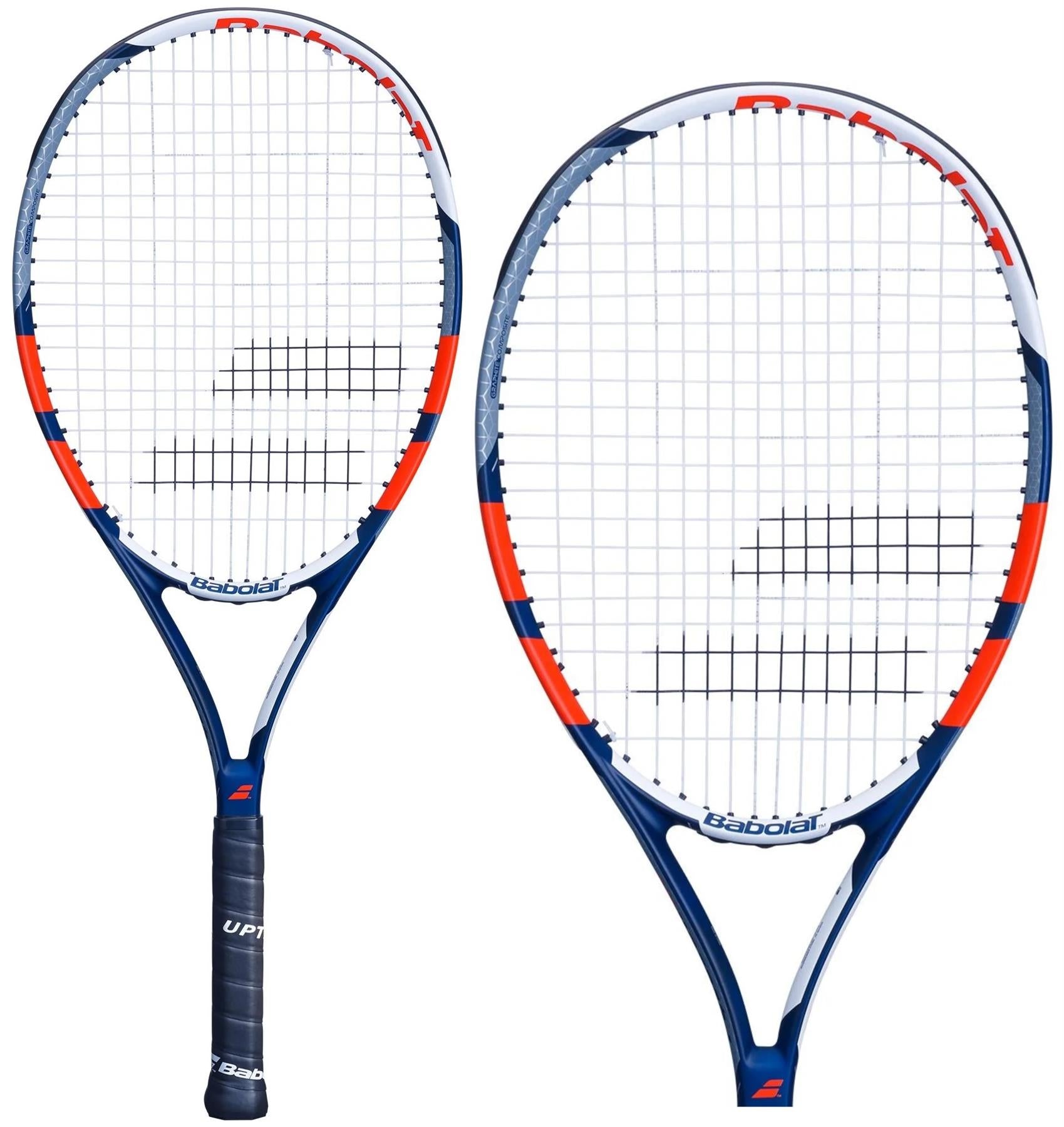 Babolat Pulsion 105 Tennis Racket Red Blue White Strung