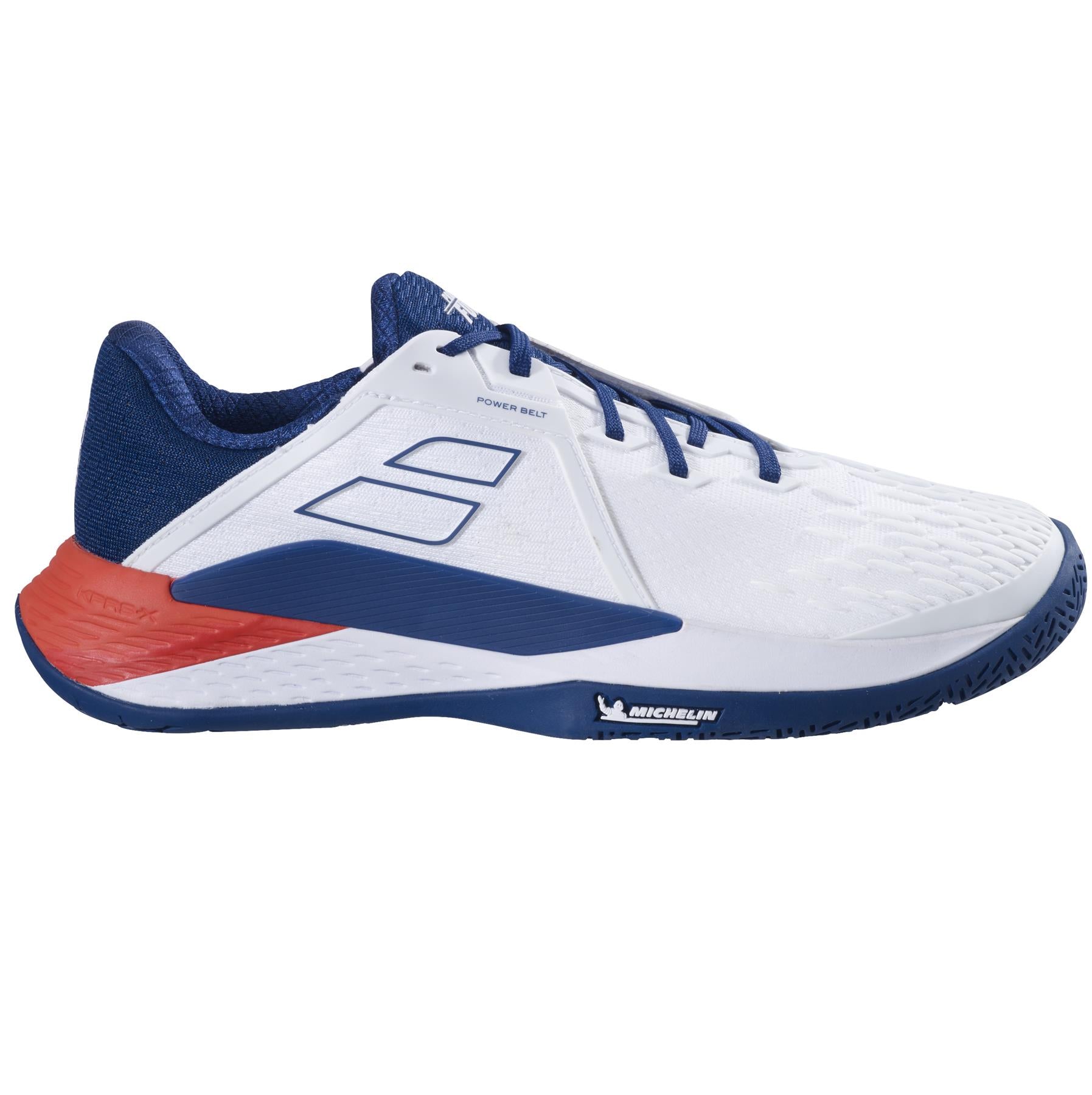 Babolat Propulse Fury 3 All Court Mens Tennis Shoes White Estate Blue