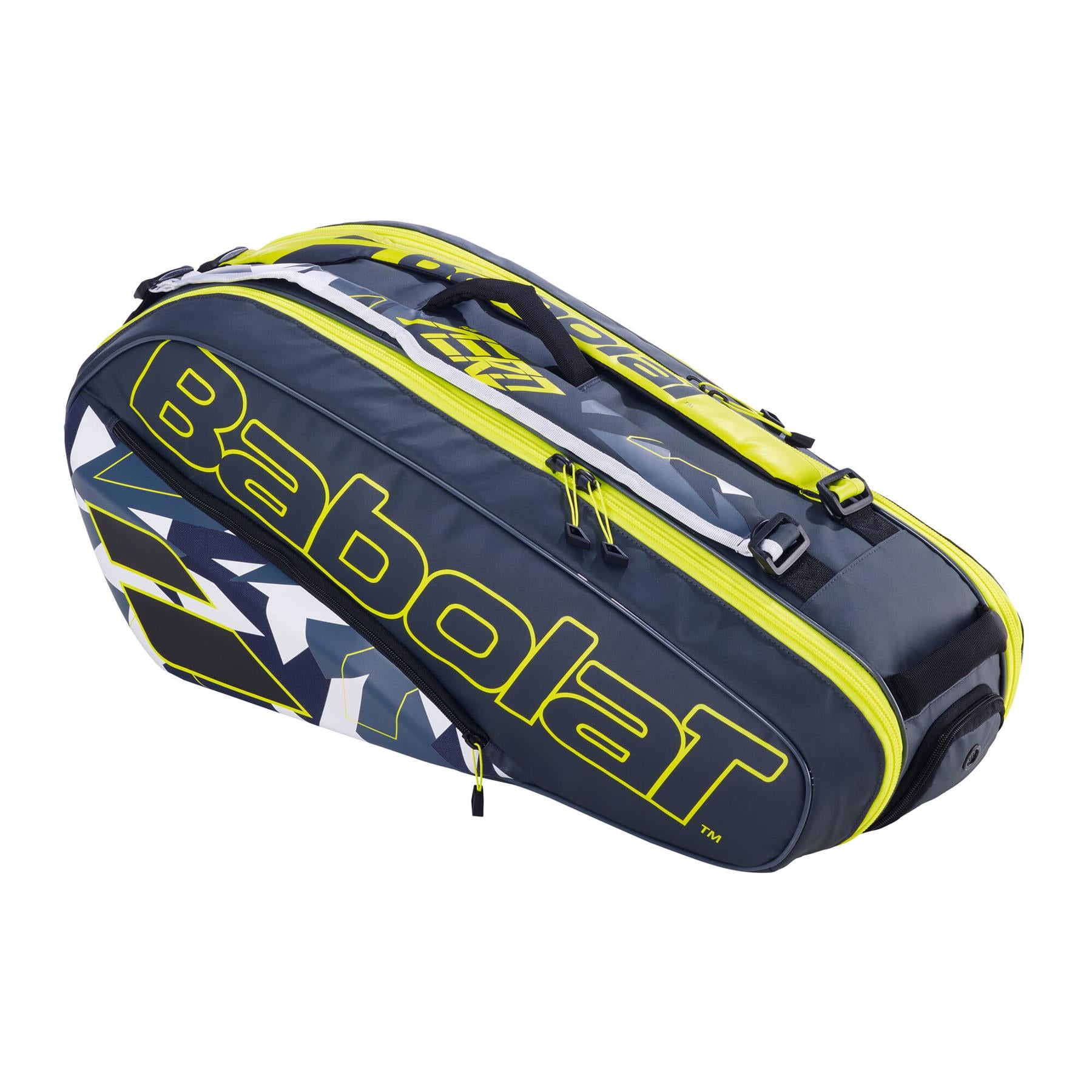 Babolat RHX6 Pure Aero Tennis Racket Bag Grey Yellow Tennis HQ