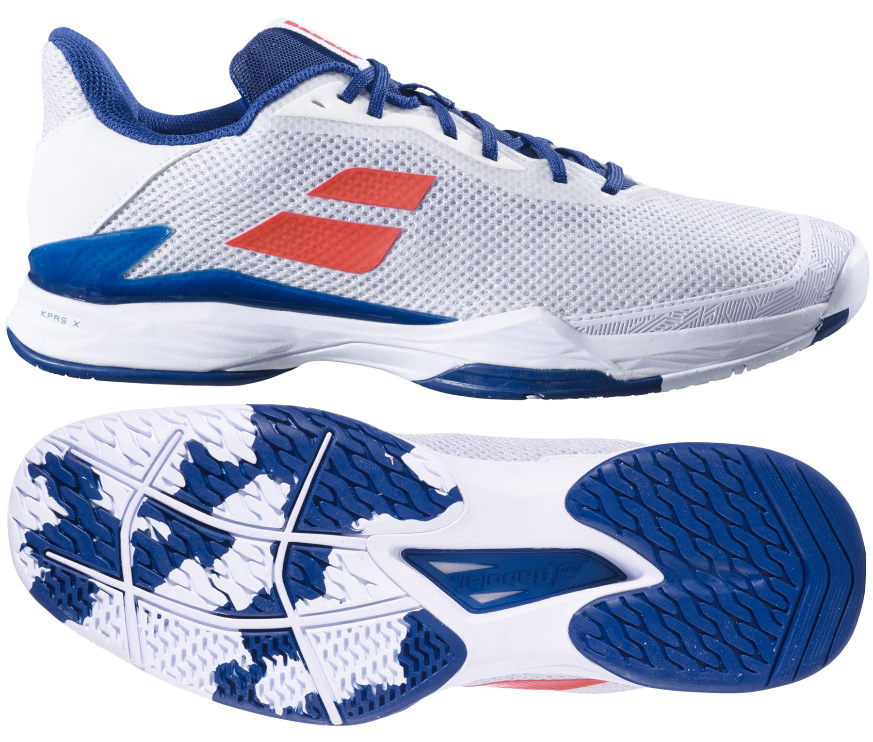 Babolat Jet Tere All Court Mens Tennis Shoes White Estate Blue