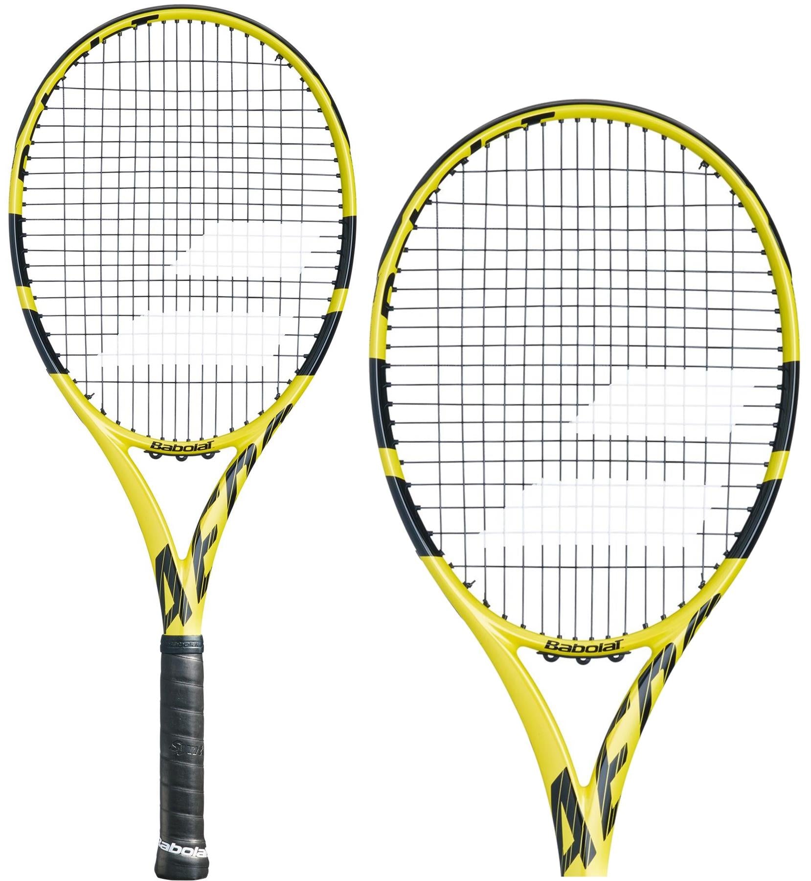 Babolat Pure Aero G Tennis Racket Yellow Black Strung