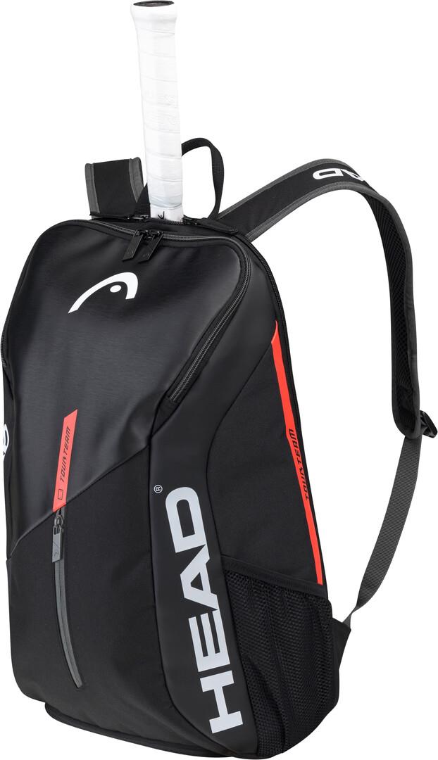 HEAD Tour Team Tennis Backpack - Black / Orange — Tennis HQ