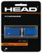 The HEAD HydroSorb Replacement Tennis Grip in Blue / Mixed offers exceptional sweat absorption and tackiness. According to its packaging, it is 1.8 mm thick and weighs 23 g or 0.80 oz, guaranteeing high-quality performance for any player.