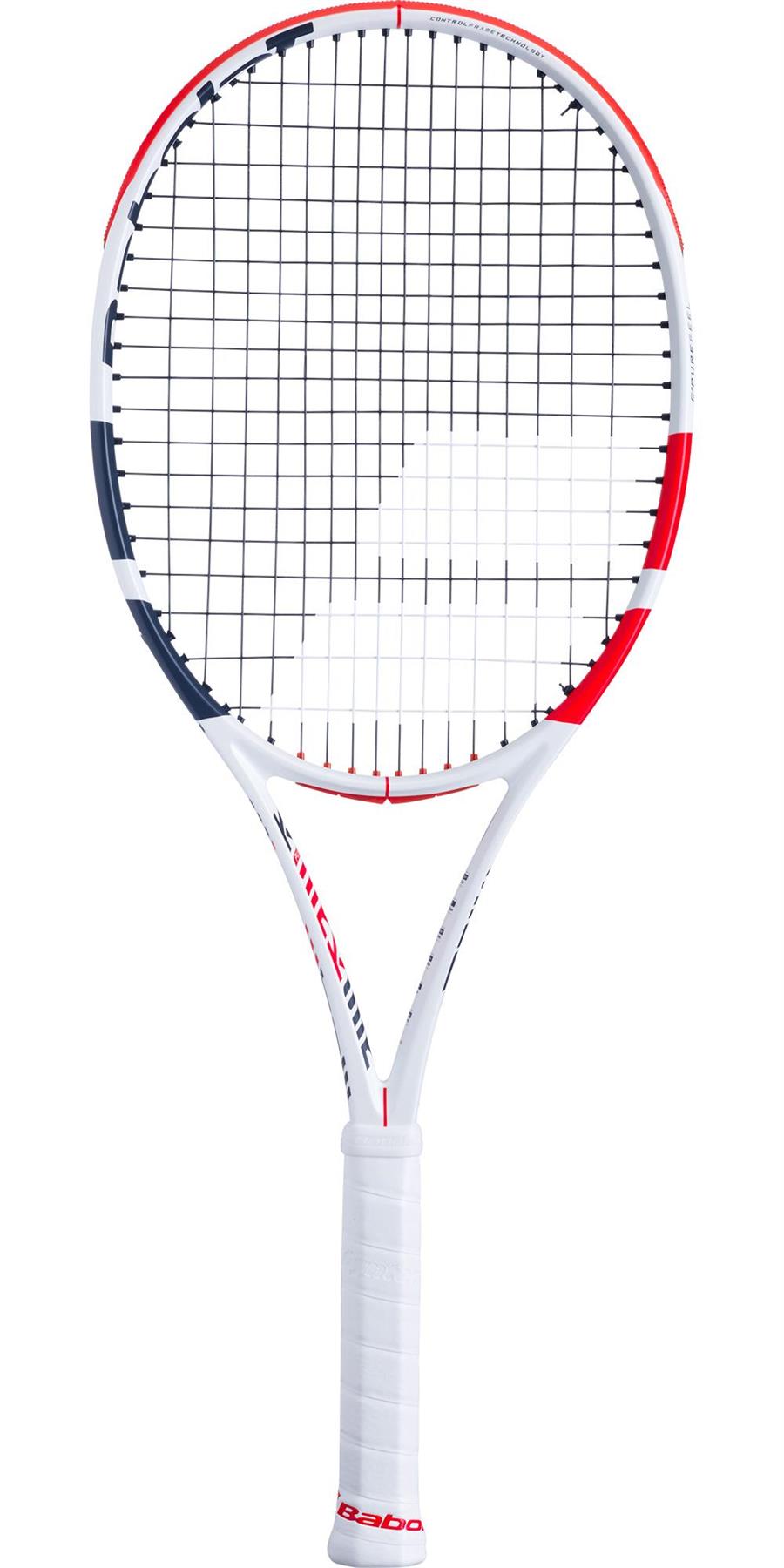 Babolat Pure Strike Lite Tennis Racket White Red Black