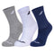 Babolat Long Tennis Socks (3 Pack) - White / Blue / Grey