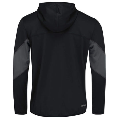 HEAD Club 22 Mens Tech Tennis Hoodie - Black