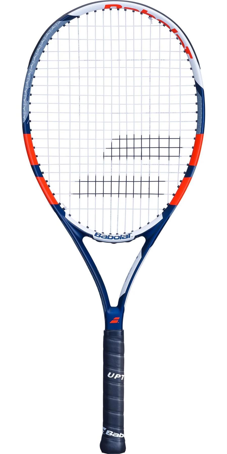 Babolat Pulsion 105 Tennis Racket Red Blue White Strung